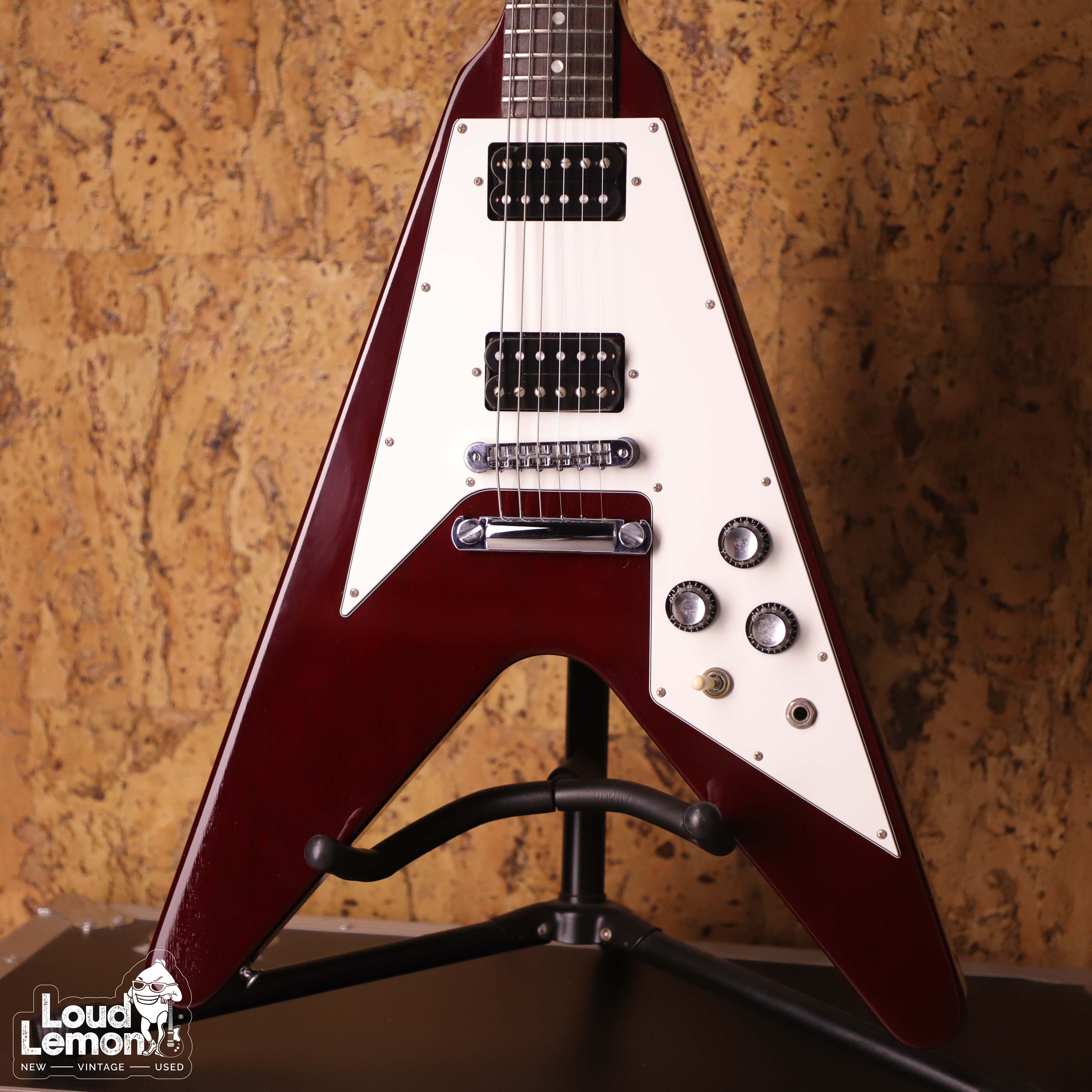 Gibson Flying V '67 Reissue Cherry 1999 USA электрогитара — купить 